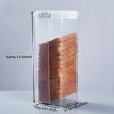 Guardador de Fatias de Pão Transparente